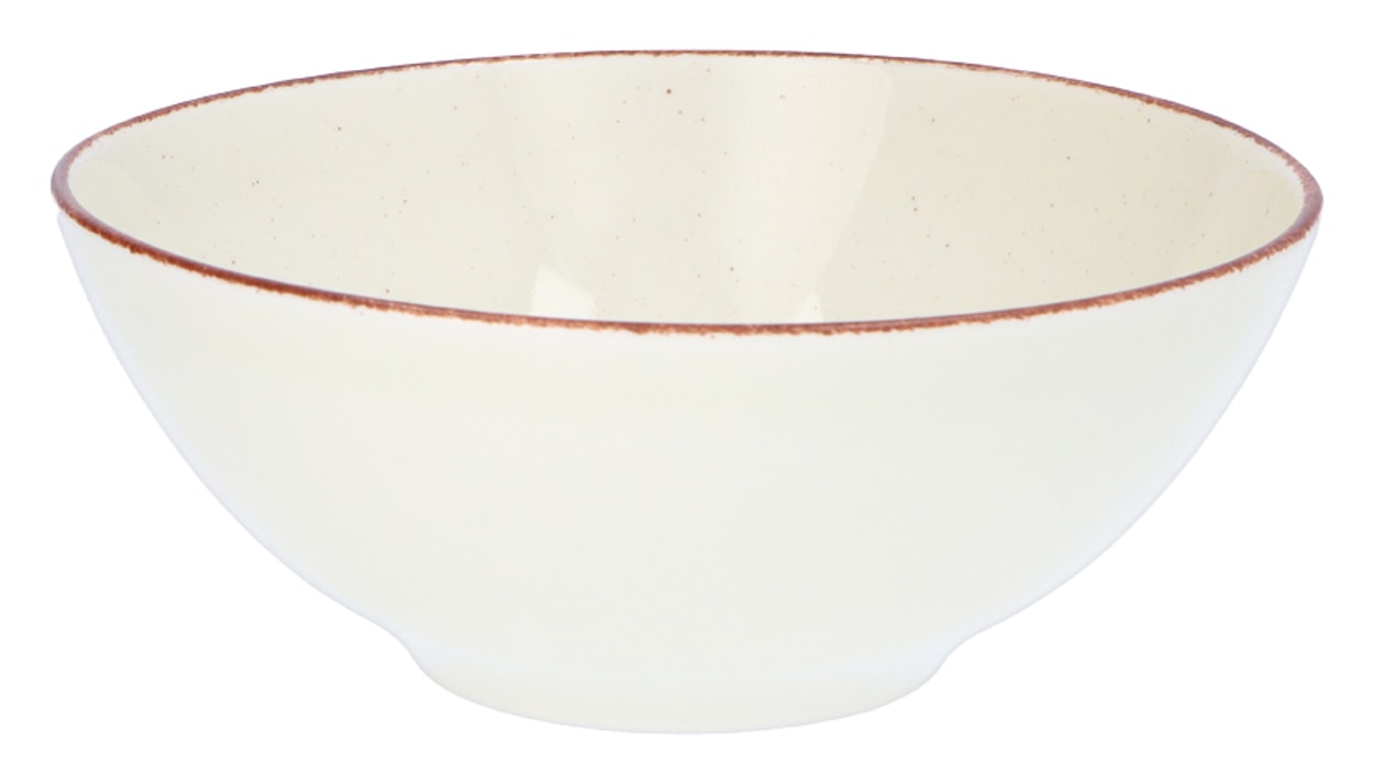 Miska salaterka porcelanowa City beżowa 