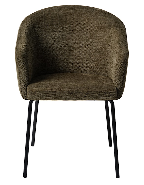 Krzesło tapicerowane Mummle oliwkowe  - zdjęcie 2