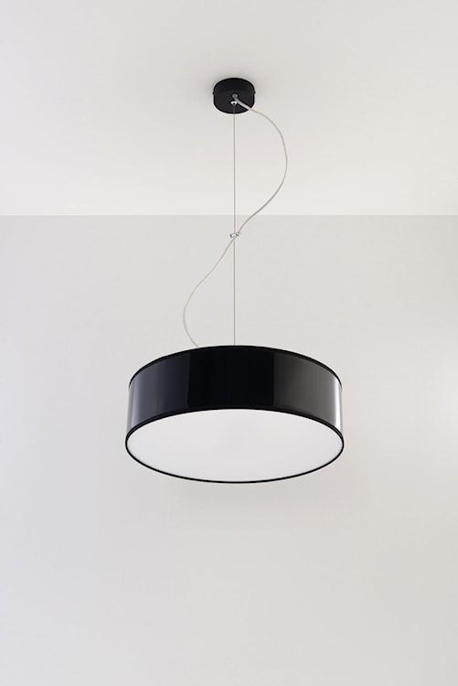 Lampa wisząca Qudette średnica 35 cm czarna  - zdjęcie 6