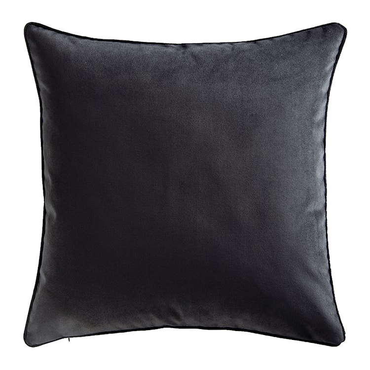 Poduszka dekoracyjna Myrrhis w tkaninie PET FRIENDLY 45x45 cm czarna z kedrą 