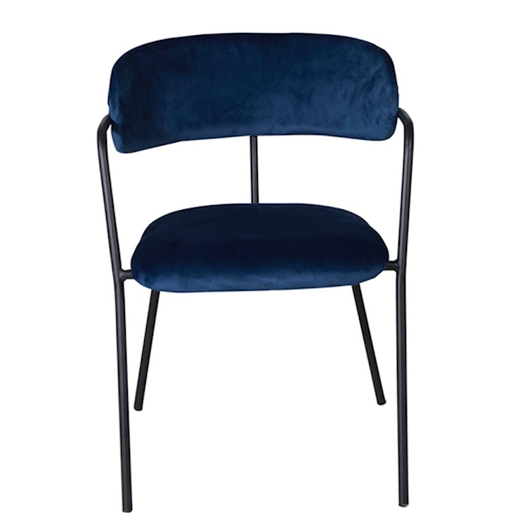 Krzesło nowoczesne Linessitive niebieskie/czarne  - zdjęcie 6