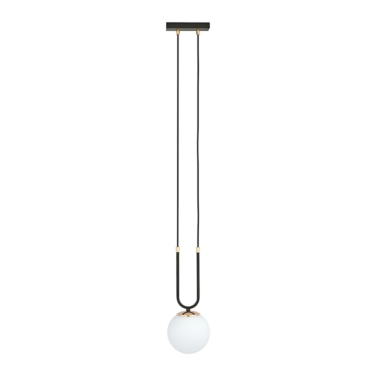 Lampa wisząca Greerlan czarno-biała 