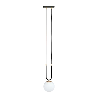 Lampa wisząca Greerlan czarno-biała