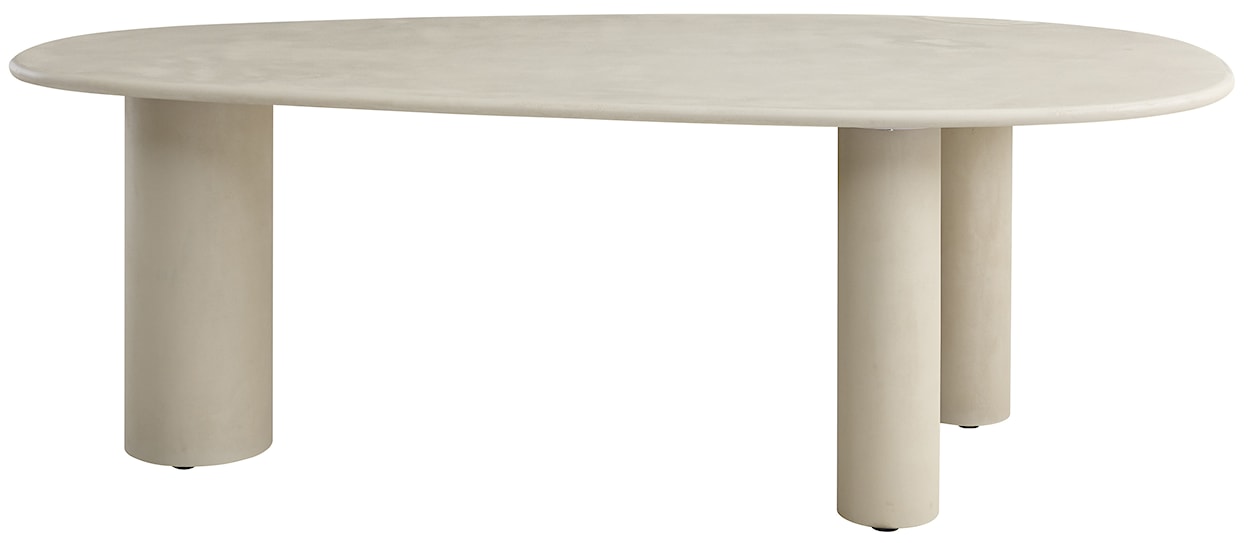 Stół do jadalni Innations 230x120 cm szaro-beżowy z efektem mikrocementu  - zdjęcie 6