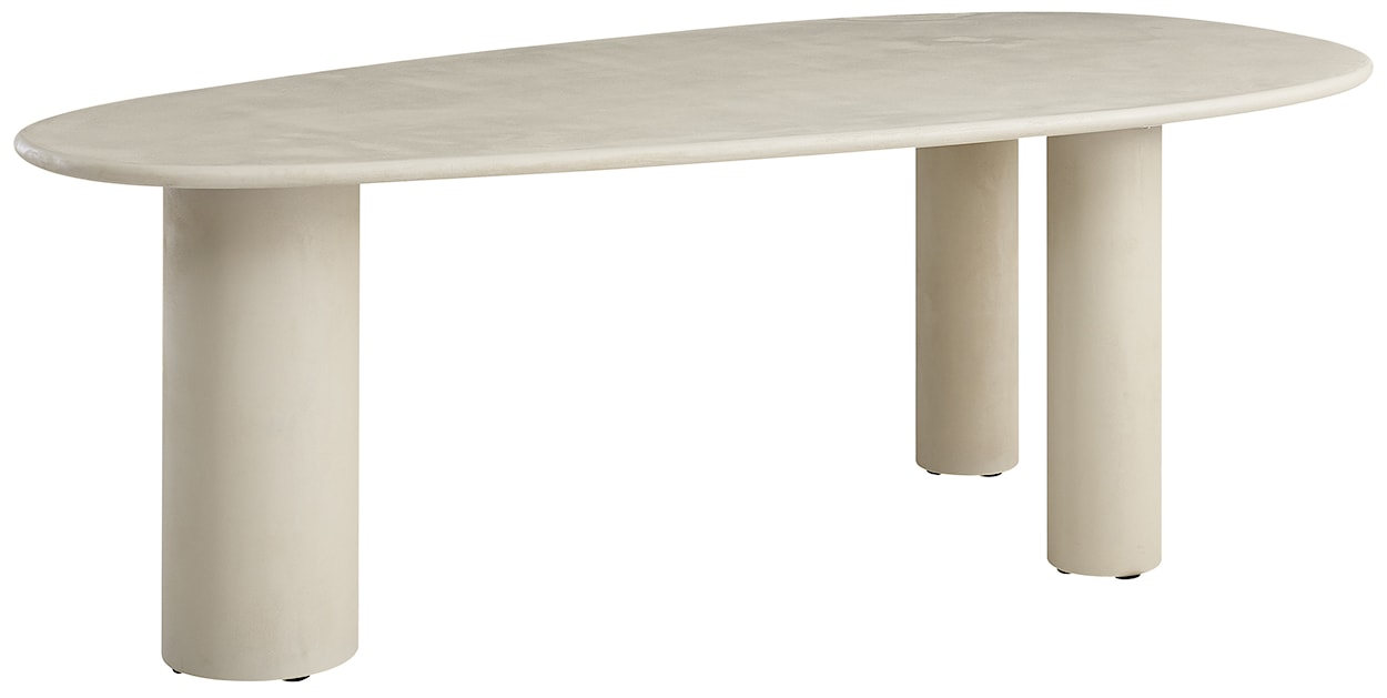 Stół do jadalni Innations 230x120 cm szaro-beżowy z efektem mikrocementu