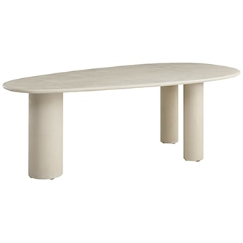 Stół do jadalni Innations 230x120 cm szaro-beżowy z efektem mikrocementu