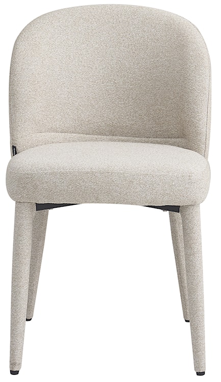 Krzesło tapicerowane do jadalni Coases beżowe boucle  - zdjęcie 5