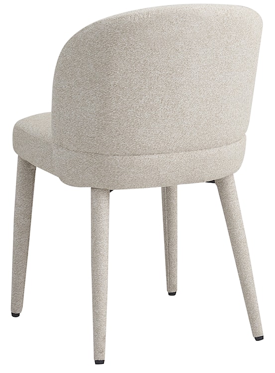 Krzesło tapicerowane do jadalni Coases beżowe boucle  - zdjęcie 7