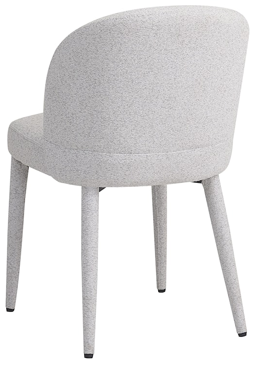 Krzesło tapicerowane do jadalni Coases jasnoszare boucle  - zdjęcie 8