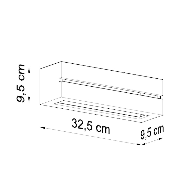 Kinkiet ceramiczny Vega Line biały  - zdjęcie 8