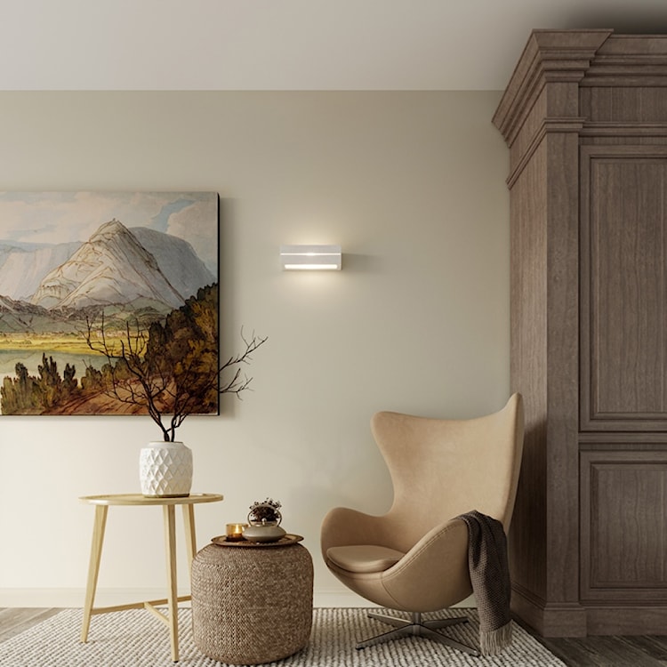 Kinkiet ceramiczny Vega Line biały  - zdjęcie 3