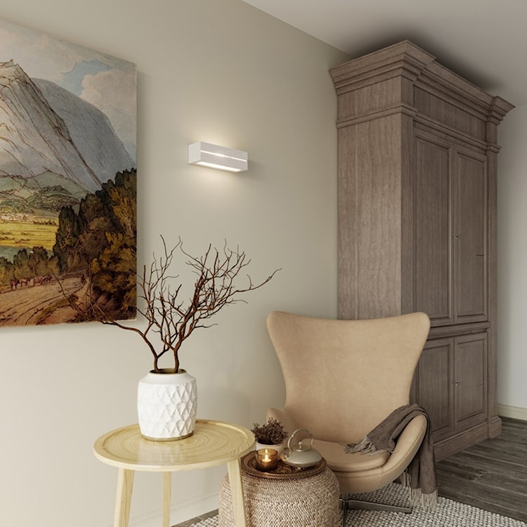 Kinkiet ceramiczny Vega Line biały  - zdjęcie 4