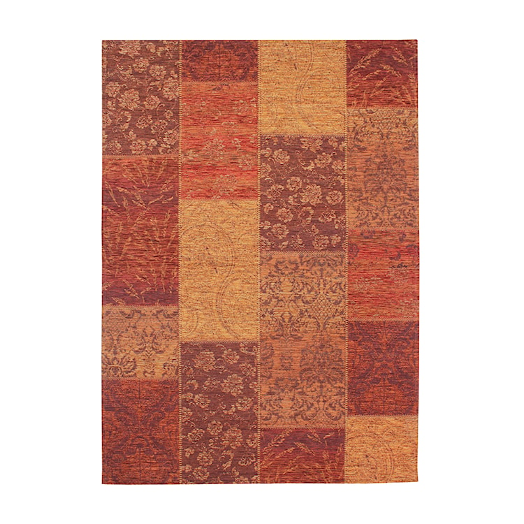 Dywan syntetyczny Patchwork Chenille terracotta Prostokątny/200x290 