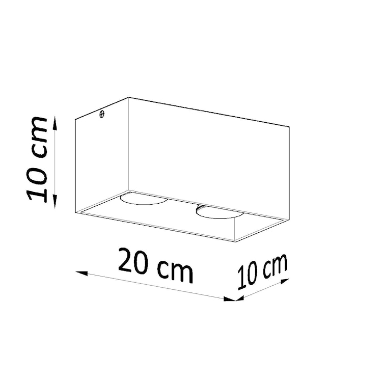 Plafon Quad Maxi czarny  - zdjęcie 8