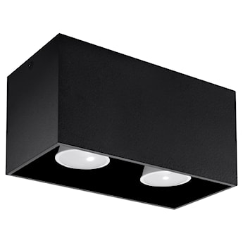 Plafon Quad Maxi czarny