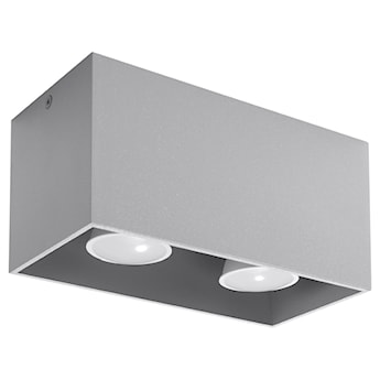 Plafon Quad Maxi szary