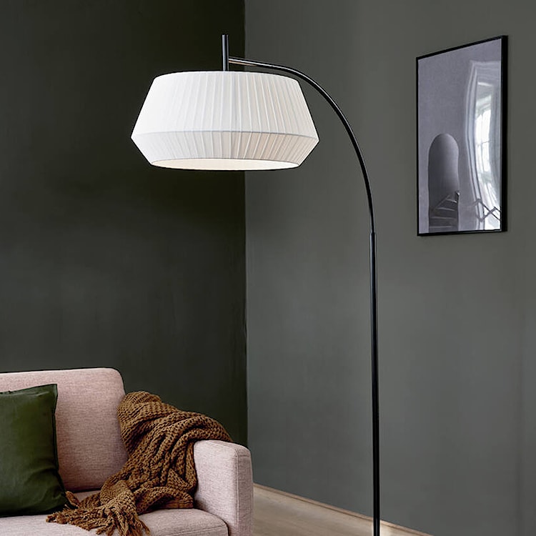 Lampa podłogowa Dicte biała  - zdjęcie 2