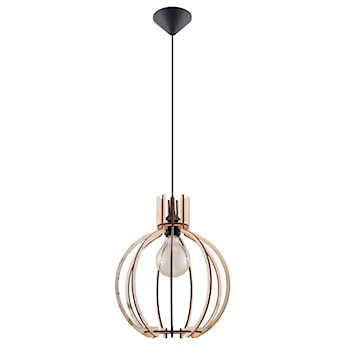 Lampa wisząca Fenna drewniana