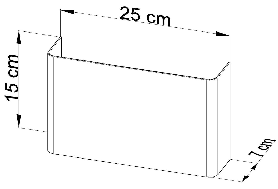 Kinkiet ścienny Minave 25x15 cm x2 stalowy biały  - zdjęcie 7