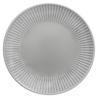 Talerz płytki porcelanowy Dalia 26 cm szary