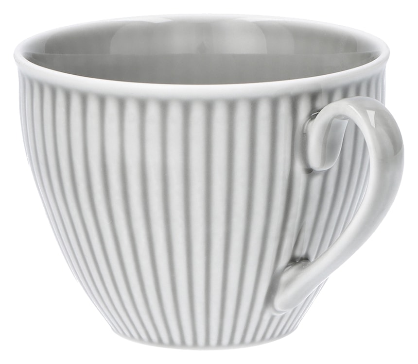 Filiżanka porcelanowa Dalia 320 ml szara  - zdjęcie 2