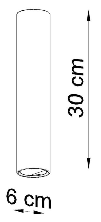 Plafon Lagga 30 cm czarny  - zdjęcie 7