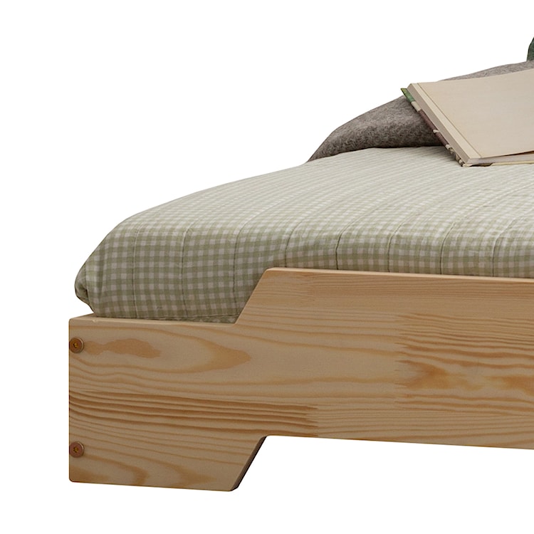 Łóżko Hallie dziecięce z drewna 100x190 cm  - zdjęcie 5