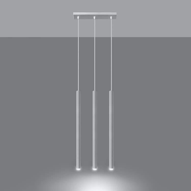 Lampa wisząca Pastelo 3 biała  - zdjęcie 3
