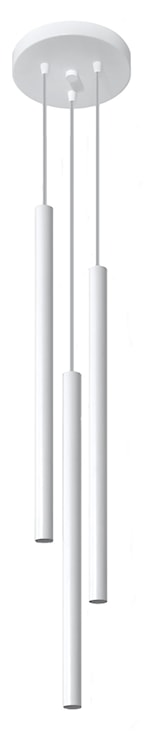 Lampa wisząca Lagga średnica 20 cm x3 biała 