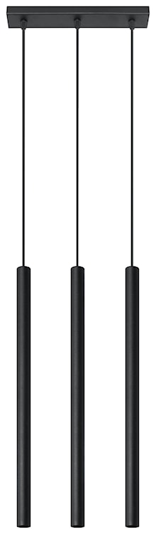 Lampa wisząca Lagga 30x5 cm x3 czarna 