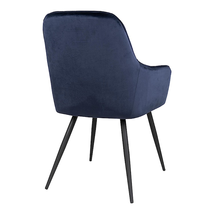 Krzesło tapicerowane Rozates niebieskie  - zdjęcie 5