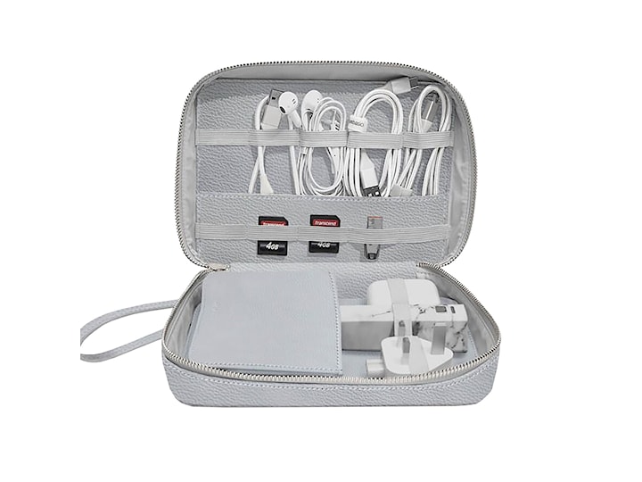 Organizer na kable Pebble Cable Tidy szary