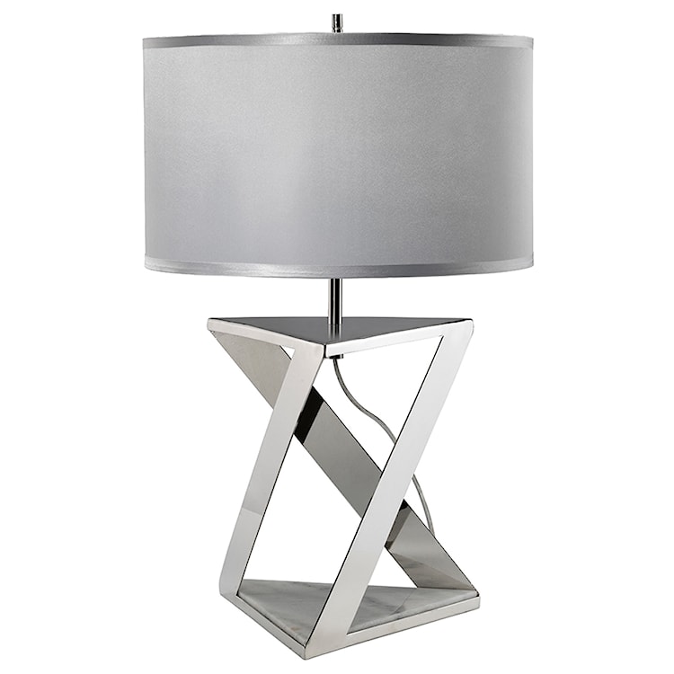Lampa stołowa Egulo średnica 45 cm nikiel  - zdjęcie 2