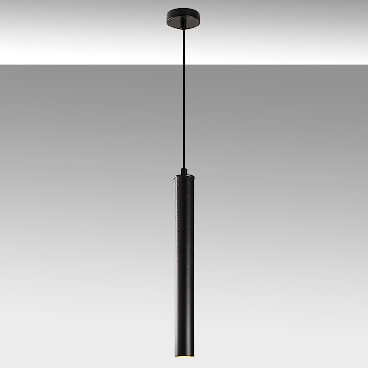 Lampa sufitowa Berehinya minimalistyczna średnica 4 cm czarna  - zdjęcie 15