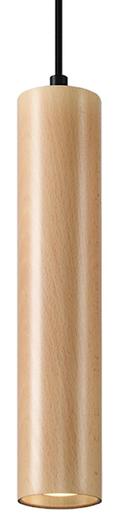 Lampa wisząca Medillo średnica 6 cm x1 naturalne drewno 