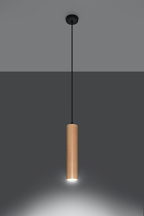 Lampa wisząca Medillo średnica 6 cm x1 naturalne drewno  - zdjęcie 6
