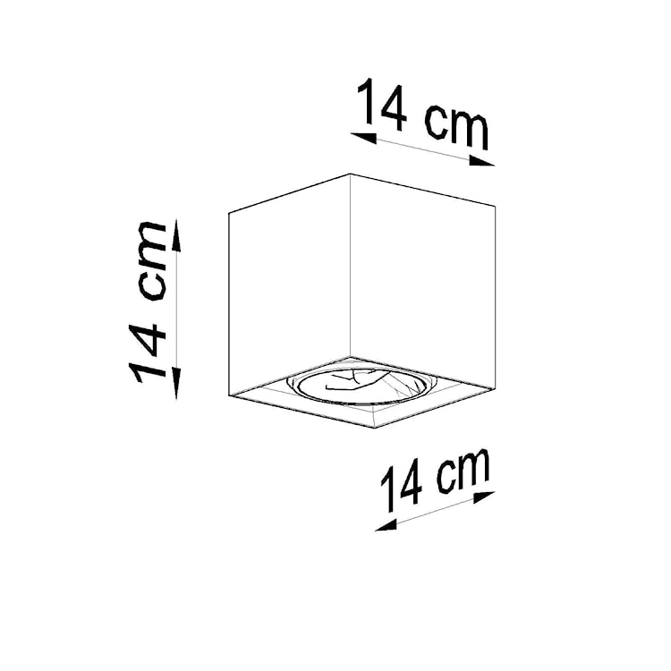 Plafon Valde 14 cm beton  - zdjęcie 7