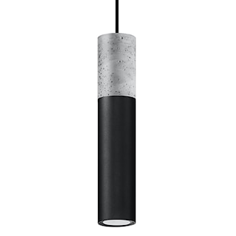 Lampa wisząca Obett średnica 6 cm x1 czarny/beton