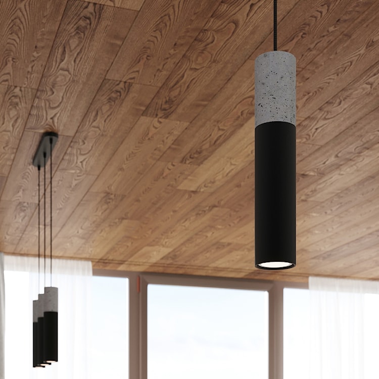 Lampa wisząca Borgio 3L czarny  - zdjęcie 4