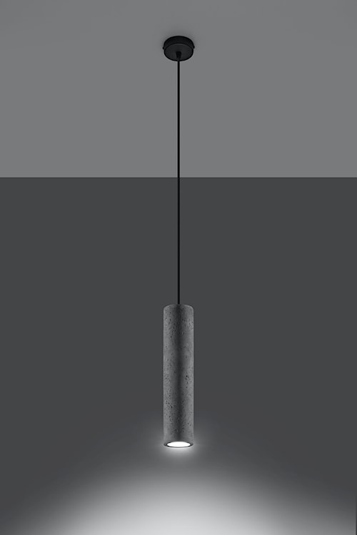 Lampa wisząca Obett średnica 6 cm x1 beton  - zdjęcie 5