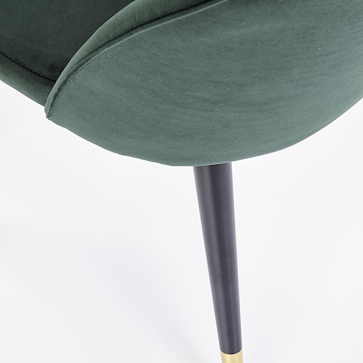 Krzesło tapicerowane Flariz butelkowa zieleń  - zdjęcie 7