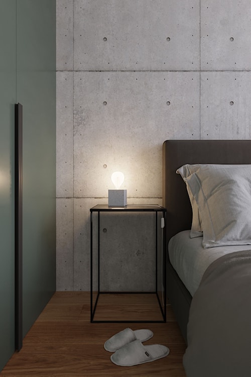Lampka na biurko Obett 10x10 cm beton  - zdjęcie 4