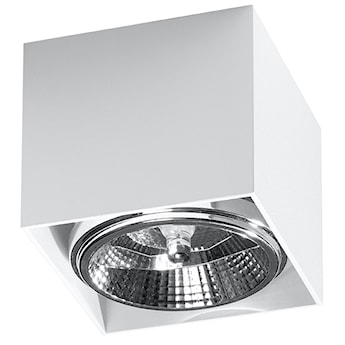 Plafon Sellinet 12x11 cm kwadratowy biały