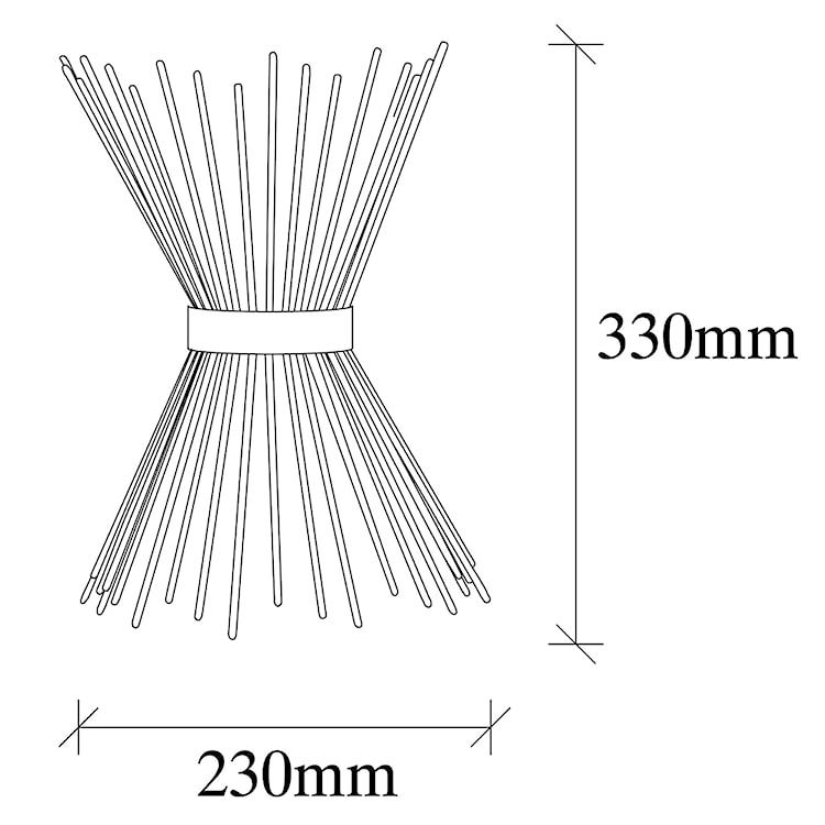 Lampa ścienna nowoczesna Baruch czarna  - zdjęcie 5