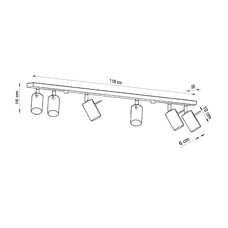 Plafon Ring 6L chrom  - zdjęcie 5