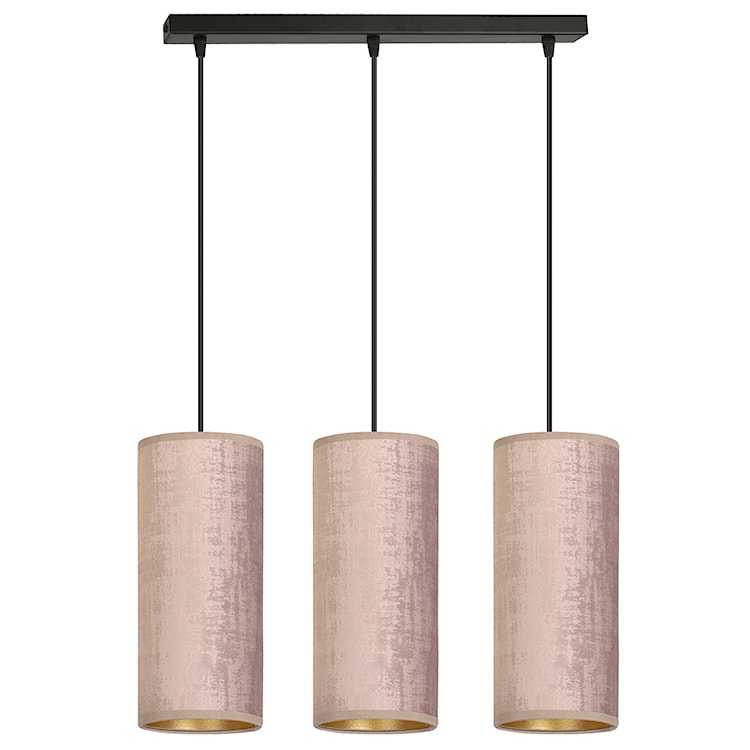 Lampa wisząca Bonett x3 50 cm różowa