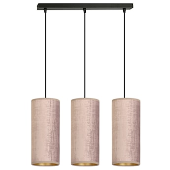 Lampa wisząca Bonett x3 50 cm różowa