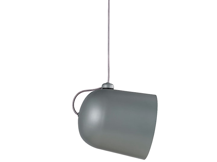 Lampa wisząca Angle 31,5 cm szary metalowy klosz