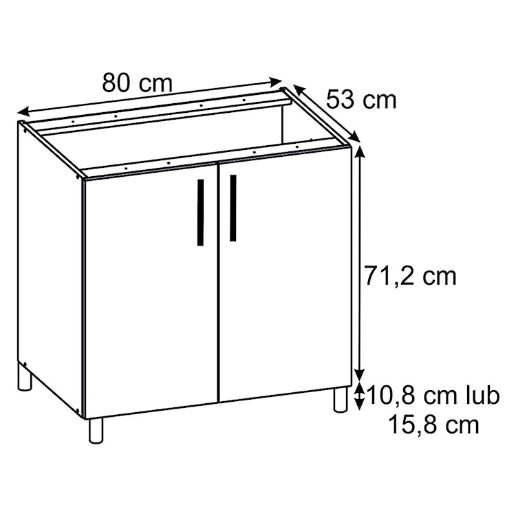 Zestaw mebli kuchennych Pettineo biały 240 cm  - zdjęcie 19