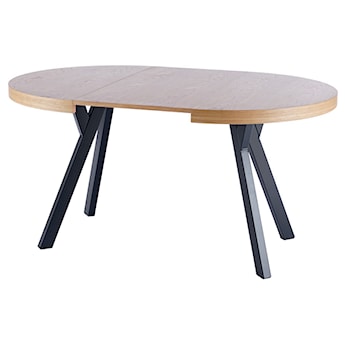 Stół rozkładany Pedishar 100-250x100 cm dąb-czarny